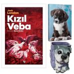 Kızıl Veba - Jack London ve Dekoratif Köpek Kalemlik - Minik Arkadaş Planlama Defteri