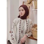 Kızılcık Fresh Scarfs Bambu Şal