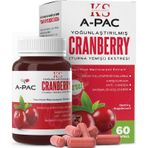 Kızılcık Sepeti A-Pac Cranberry Turna Yemişi Kızılcık Eki 60 Kapsül