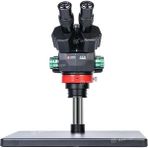 Kızılelma Teknik YCS-6558XS 6.5X-58X Döndürme Trinoküler Stereo Zoom Mikroskop, Büyük Tabanlı