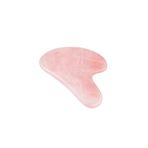 Kızlarağası Gümüş Doğal Pembe Kuvars Kalp Gua Sha Taşı Masaj Aleti GUASHA434