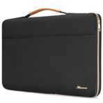 KIZUNA Dizüstü Bilgisayar Çantası MacBook Air 15 M2 2023/14 inç Lenovo Flex 14/IdeaPad Flex 5/15.4 inç MacBook Pro/Dell Latitude 7490 5490/14 inç HP EliteBook 840 G5/HP Pro 14 G3, Siyah