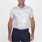 Kjus Spot Printed S/s Erkek Polo Tshirt - Beyaz - Gri - 50