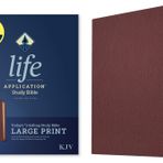 KJV Life Application Study Bible, Third Edition, Large Print (Genuine Leather, Burgundy, Red Letter)