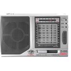 KK-9803 Taşınabilir Fm Radyo Küçük Boy Cep Radyosu Pilli Radyo Fm/mw/sw1 - Gri