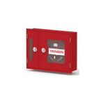 KKD AVM Tse'li Sıva Altı Alperen Standart 1 İki Kapaklı Cam Kapak 20 mt Hortumlu 0.90 mm Tü Kabinli Yangın Dolabı