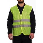 Kkdavm Bestguard İşçi Tipi Reflektörlü İkaz Yeleği - Kırmızı