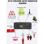 Kkdavm Eva Trafik Seti Medium Içerik - Siyah