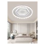 KKG ELEKTRİK Hexa Crystal Tasarımlı Led Tavan Plafonyer Avize – Modern Lüks Aydınlatma