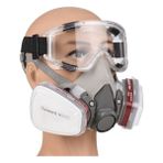 Kkmoon Yeniden Kullanılabilir Maske Yarım 6200 Yüz Maskesi
