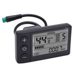 KKPLZZ Elektrikli Bisiklet S866 LCD Ekran Metre 24 V 36 48 Kontrol Paneli ile Su Geçirmez Tak