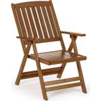 KL BAHÇE MOBİLYA Bergama Sandalye | Katlanır Sandalye - Ceviz - 57cm*68cm*105cm