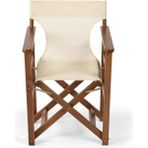 KL BAHÇE MOBİLYA Rejisör Katlanır Sandalye - Ceviz - 56x64x89 cm