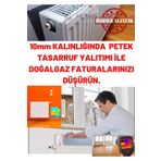 KL HOME 10mm Kalınlık- 1 Adet -50cmx100cm Tasarruf Için Kalorifer Petek Arkası Isı Doğalgaz Faturan Düşür