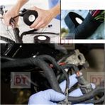 Kl Home 29MM x 15 mt Sıyah Alev Gecıktırıcı Geniş Bant -Alman Otomotiv Kullanılan Kablo Yanmaz Bez Bant