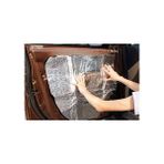 Kl Home 50CM*100CM (0,50M2) Folyolu Yapışkanlı Araç Oto Ses Akustik Yalıtım Kauçuk Köpük Izolasyon - 9 mm