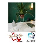 KL HOME Özel Üretim SAFİNAZ MODEL Beyaz Metal Saksı Standı