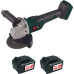 KL Pro KLAT18BS-50 18V/5.0AH. 115MM Çift Akülü Devir Ayarlı Kömürsüz Şarjlı Avuç Taşlama - 18V5.0Ah.