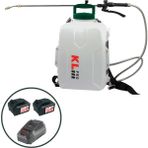 KL Pro KLBP18-50 18V/5.0AH 12 Litre Çift Akülü Şarjlı Ilaçlama Makinesi Sırt Tipi - 18V/5.0Ah.