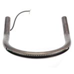 Klanata Cafe Racer Koltuk Kasnağı Frenli LED Dönüş Sinyali Arka Lambası, CB, CG, GB, GL, XL, CD Motosikletler için Fit (230mm)