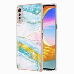 Klapber LG Velvet 4G/5G için şeffaf cep telefonu kılıfı [kaplama çerçevesi] sert PC + yumuşak silikon TPU kılıf parmak izi bırakmaz çizilmeye karşı dayanıklı telefon kılıfı LG Velvet 4G/5G, B4 için