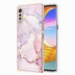 Klapber LG Velvet 4G/5G için şeffaf cep telefonu kılıfı [kaplama çerçevesi] sert PC + yumuşak silikon TPU kılıf parmak izi bırakmaz çizilmeye karşı dayanıklı telefon kılıfı LG Velvet 4G/5G, B5 için