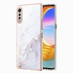 Klapber LG Velvet 4G/5G için şeffaf cep telefonu kılıfı [kaplama çerçevesi] sert PC + yumuşak silikon TPU kılıf parmak izi bırakmaz çizilmez telefon kılıfı LG Velvet 4G/5G, B6 için
