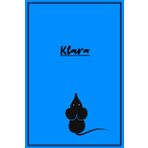 Klara: Blaues Notizbuch mit Mäusemotiv | A5 | kariert | 120 Seiten | Softcover