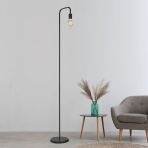 Klara Siyah Modern Tasarım Retro Dekoratif Metal Lambader