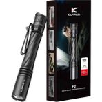 Klarus P2 1000 Lümen Kalem Tipi Edc Taktik Fener - Koyu Siyah - 100 W