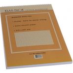 Klas A4 100 Yaprak Spiralli Karton Kapak Kareli Bloknot