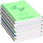 Klas A6 Bloknot Plastik Spiralli Çizgili 72 Yaprak K0606 (12 Li Paket)