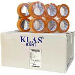 Klas Hotmelt Koli Bandı 45 mm x 100 metre Bal Rengi 1 Koli 60 Adet Yüksek Performanslı Bant
