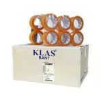 Klas Rocktape 45Mm X 100 Metre Hotmelt Şeffaf Koli Ambalaj Paketleme Bandı - 60 Adet