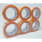 Klas Rocktape 45MM x 100 Metre Şeffaf Koli Bandı Kaliteli Süper Kalitede Bant - 6 Adet