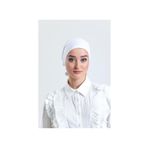 KLASİK 3'LÜ TESETTÜR BONE BEYAZ MSTD
