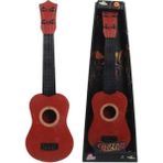 Klasik Ahşap Görünümlü 60 cm Telli Oyuncak Gitar