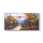 Klasik Doğa Manzara Tablosu 160 x 80