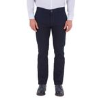 Klasik Fit Likralı Erkek Kanvas Pantolon-7076 LACİVERT 50