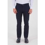 Klasik Fit Likralı Erkek Kanvas Pantolon-7079 LACİVERT 48