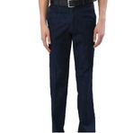 Klasik Fit Likralı Erkek Keten Pantolon-7254 LACİVERT 44