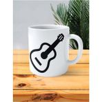 Klasik Gitar Baskılı Kupa Bardak Kişiye Özel Model 5