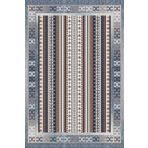 Klasik Gri Salon&Oturma Odası Yolluk&Yatak Odası Dijital Baskılı Makinede Yıkanabilir Kaymaz Taban Saçaklı Halı HK005