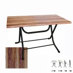 Klasik Katlanır Masa 80X120 Cm - (Werzalit, Wermodin Ve Allzalit Tabla) - Indiana Wood