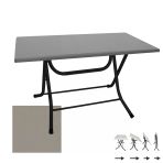 Klasik Katlanır Masa 80X120 Cm - (Werzalit, Wermodin Ve Allzalit Tabla) - Koyu Grı