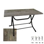 Klasik Katlanır Masa 80X120 Cm - (Werzalit, Wermodin Ve Allzalit Tabla) - Old Pine