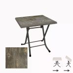 Klasik Katlanır Masa 80X80 Cm - (Werzalit, Wermodin Ve Allzalit Tabla) - Old Pine