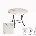 Klasik Katlanır Masa Yuvarlak (90 Cm Çap) - (Werzalit, Wermodin Ve Allzalit Tabla) - Afyon Mermer