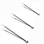 Klasik Metal Mangal Maşası 36 Cm-32 Cm-27 Cm Uzun-Kısa Boy Çelik Yemek Barbekü Izgara Kömür Köz (3'lü Set)