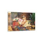 Klasik Osmanlı Cam Tablo - Dikey Motif 02-014, 140 x 90